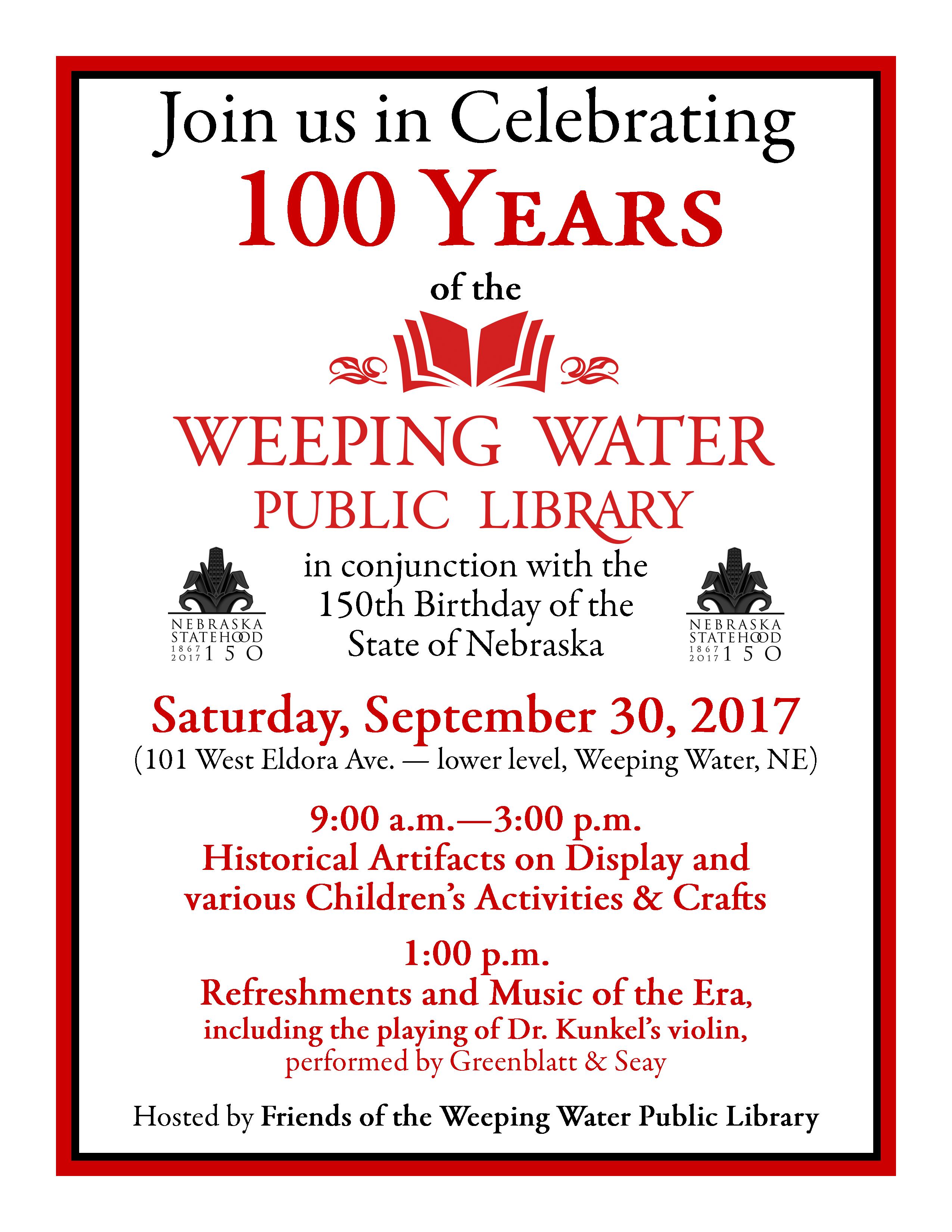 FWWPL Ad Poster for 100th1822