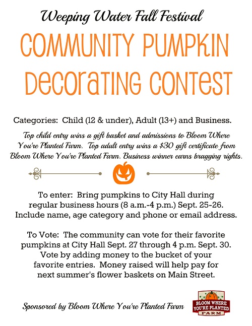 WWpumpkin decorating contest