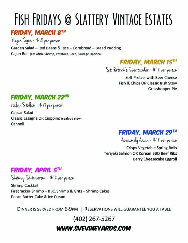 Fish Fridays 2019
