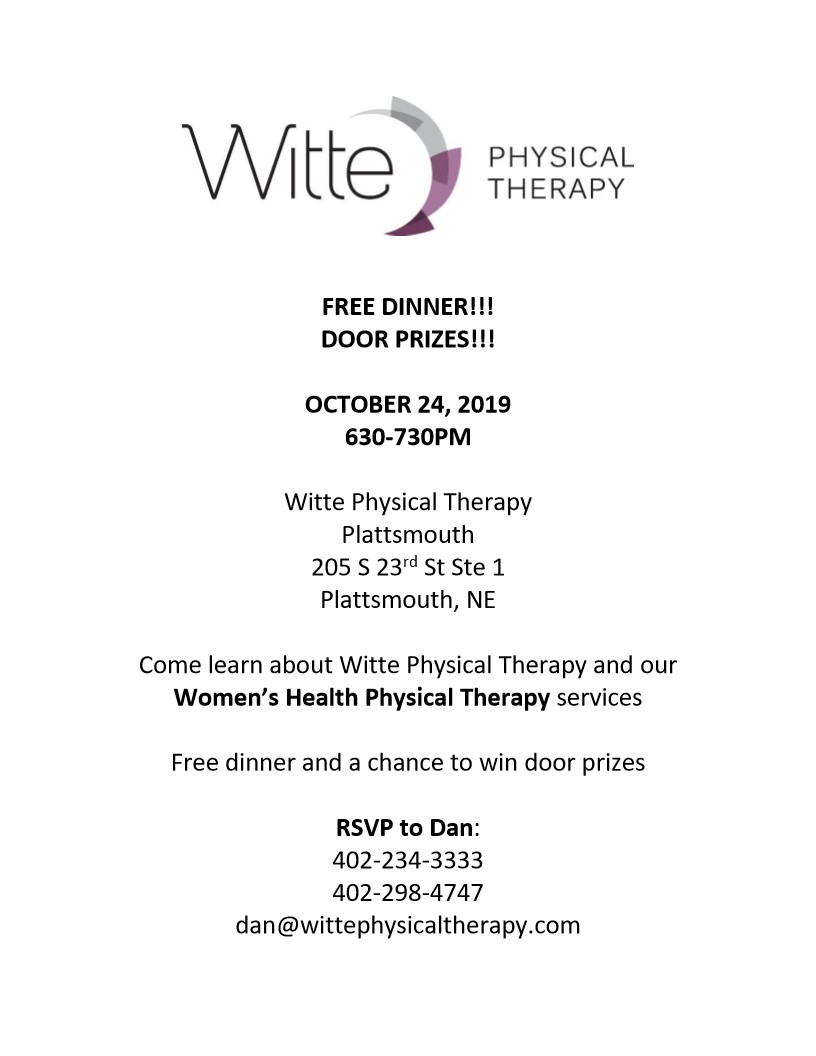 Womens Health Physical Therapy dinner