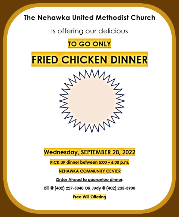 2022 09 14 NEH UMC chkn dnnr 1