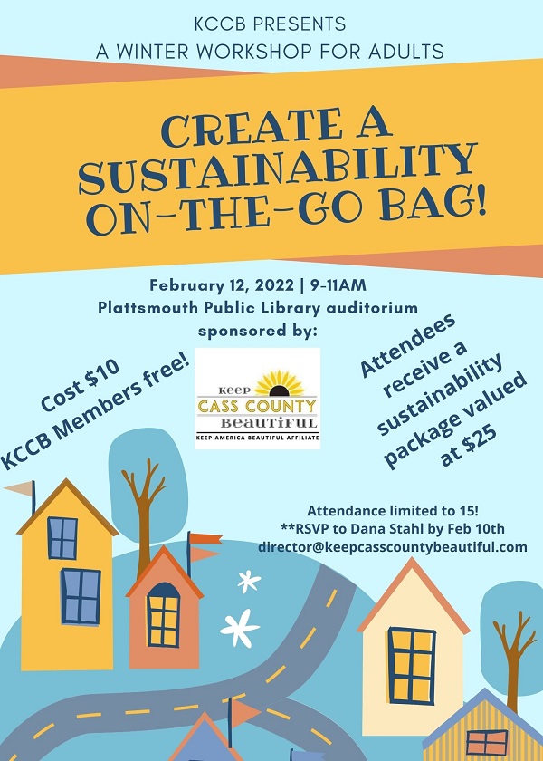 Blue Houses Housewarming Party Invitation 1