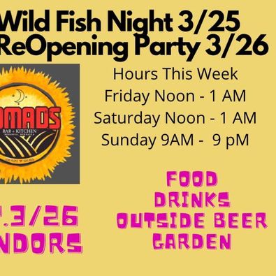 nomads hours this week