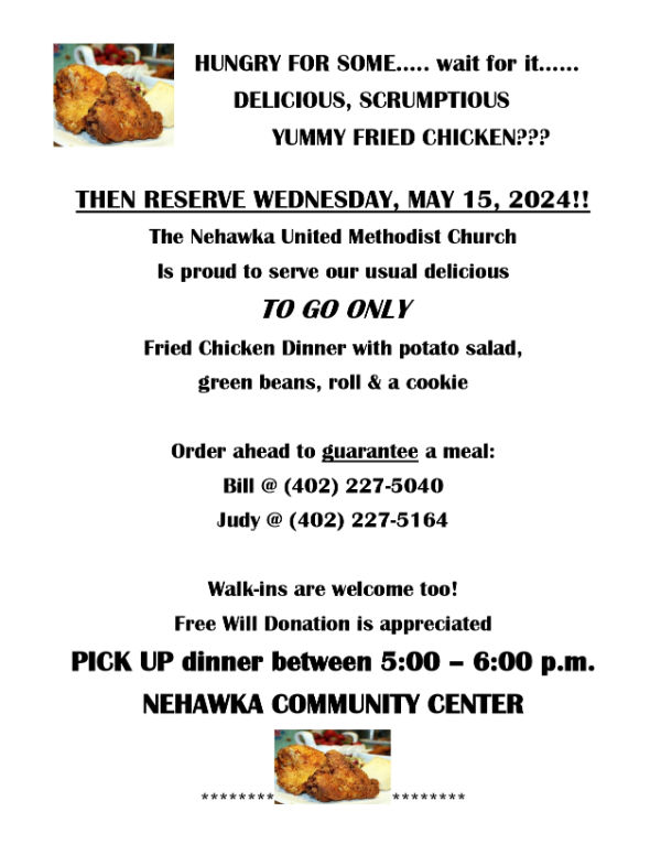 Nehawka Nebraska 68413 Official Chartered site for the Village