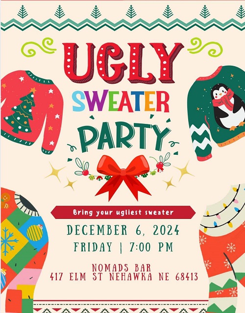 Nehawka ugly sweater party