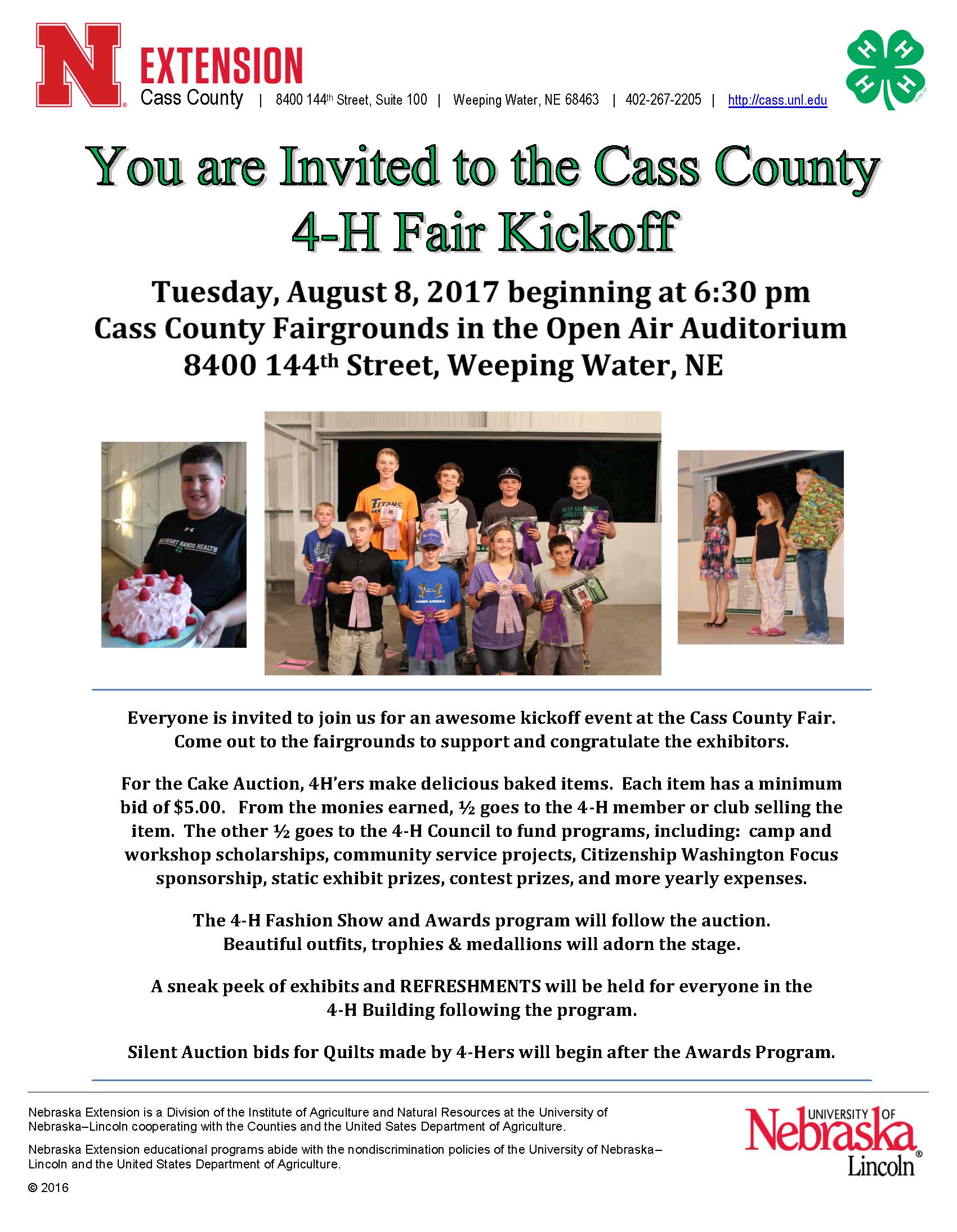 Cake Auction Flyer 20171475