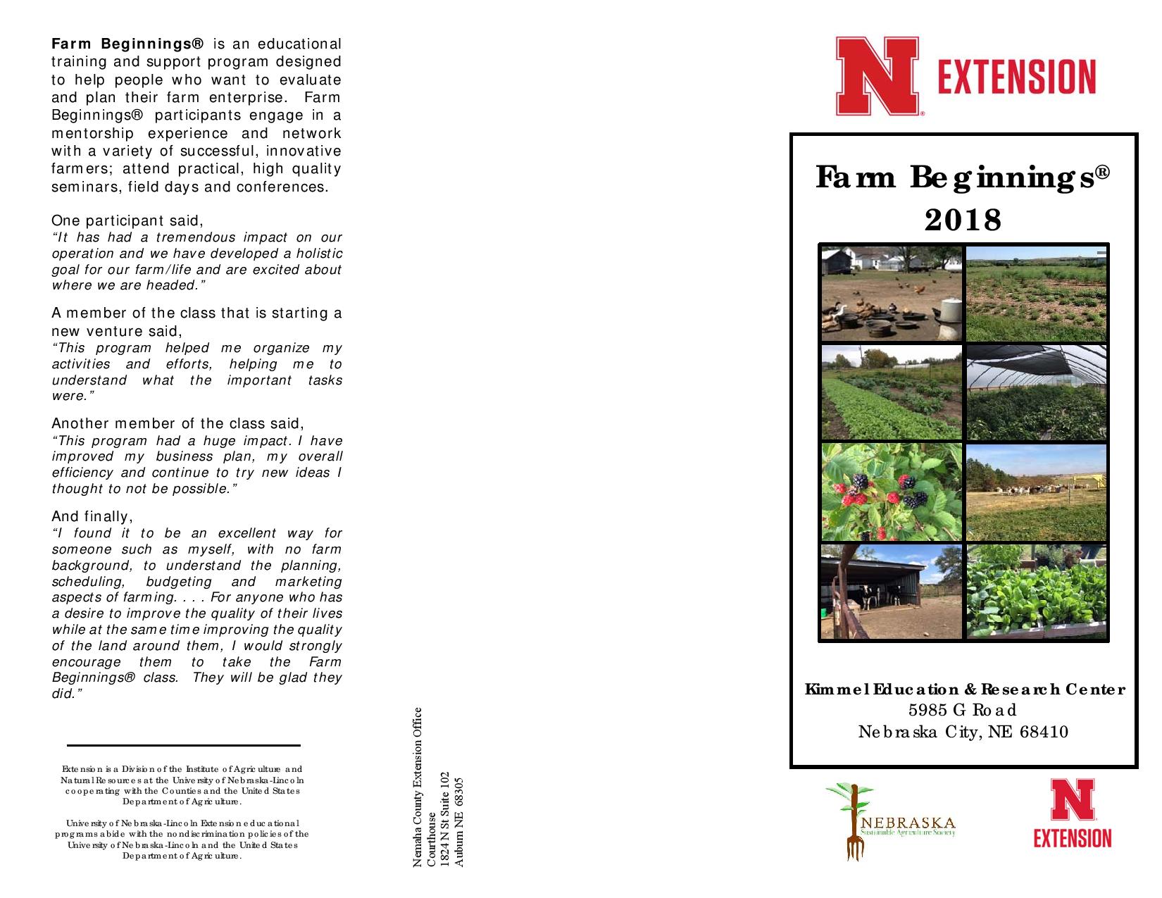 Farm Beginnings Brochure 20182872 page 001