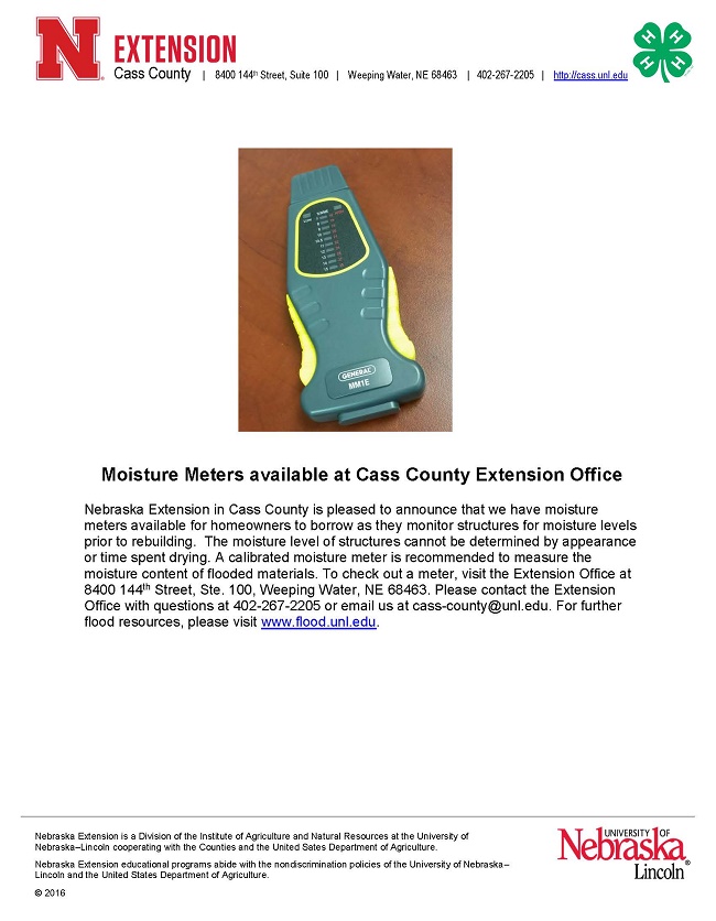 Moisture Readers