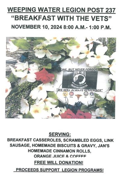 WW breakfast with Vets