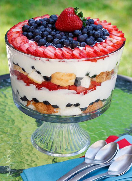 low fat berry trifle 550x756